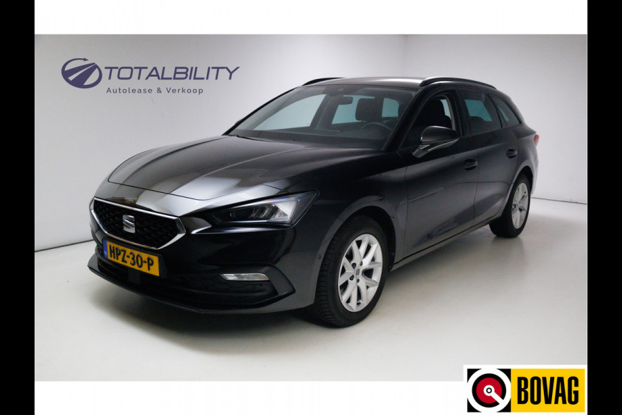 Seat Leon Sportstourer 1.0 eTSI Style 111 PK Automaat | Stoel- en Stuurverwaming | Navigatie | Achteruitrijcamera | Parkeersensoren V+A, App. connect, All season banden