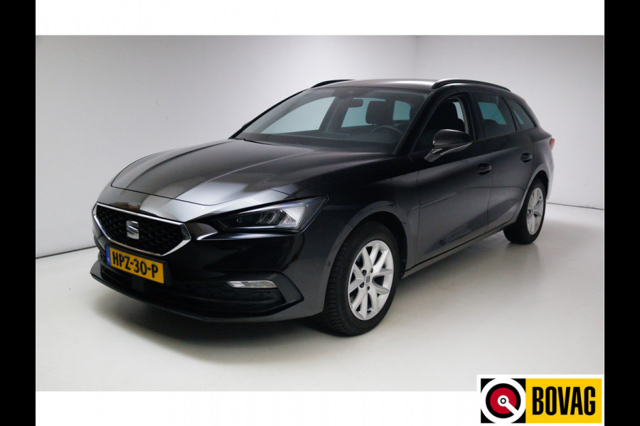 Seat Leon Sportstourer 1.0 eTSI Style 111 PK Automaat | Stoel- en Stuurverwaming | Navigatie | Achteruitrijcamera | Parkeersensoren V+A, App. connect, All season banden