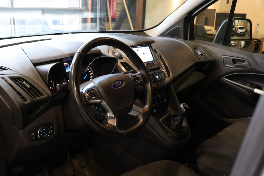 Ford Transit Connect 1.5 TDCI L2 | 3-Zitter | Camera | Navigatie | CarPlay | Cruise control | Trekhaak | Airco | Sortimo | NAP Logisch | Dealer onderhouden | Nieuwe APK