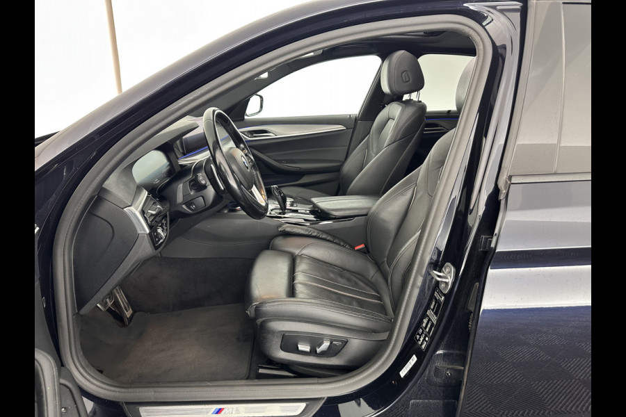 BMW 5 Serie 520d xDrive High Executive Aut. *PANO | FULL-LEATHER | FULL-LED | HEAD-UP | DIGI-COCKPIT | NAVI-FULLMAP | TOP-VIEW | MEMORY-PACK | ECC | PDC | CRUISE | 20''ALU | TOWBAR*