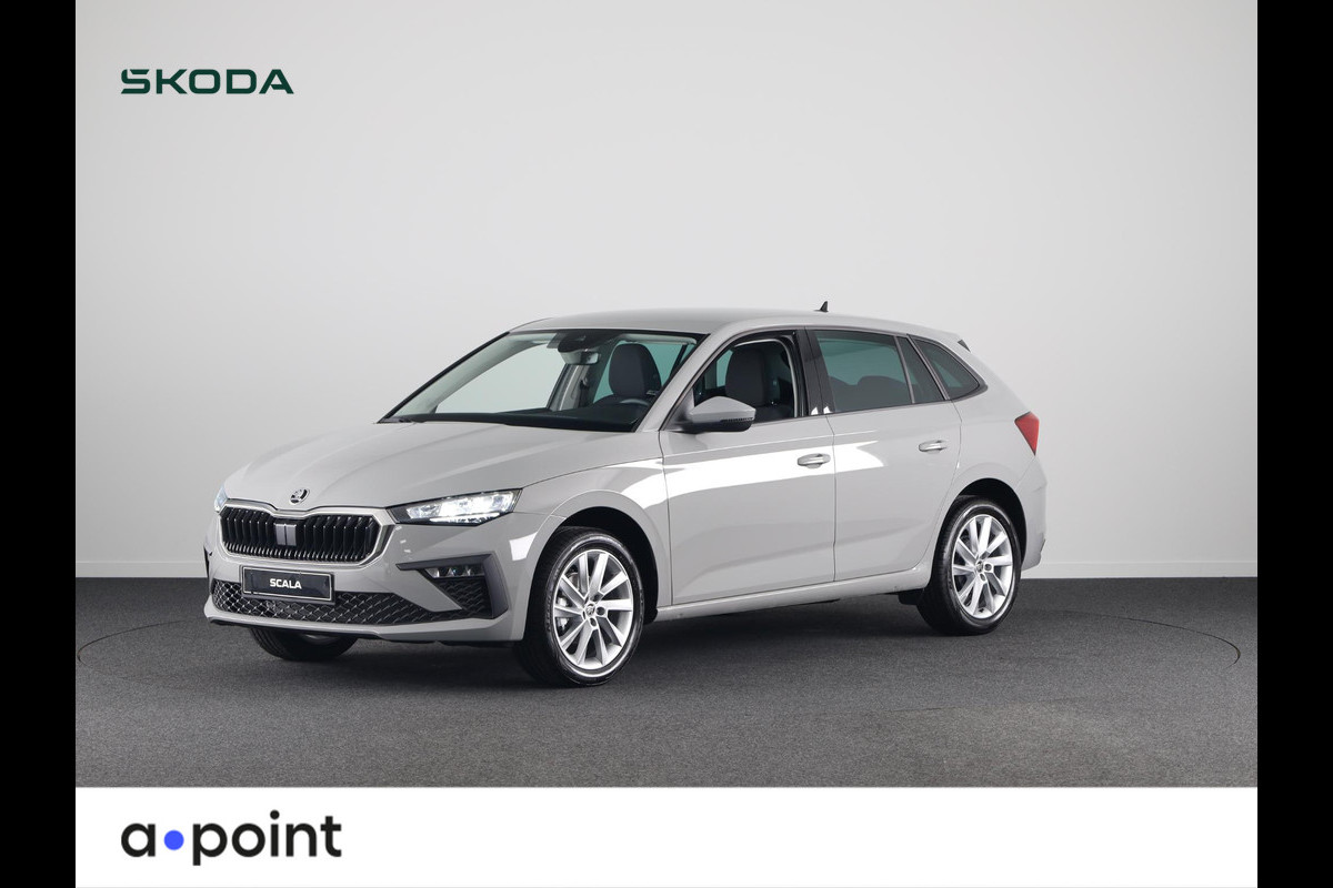 Škoda SCALA Selection 1.0 TSI 115 pk 6 versn. Hand | 17 inch | Apple Carplay | Climate Control | Cruise Control | Emotion pakket | Private lease deze auto al vanaf 590,- euro Škoda SCALA Selection 1.0 TSI 115 pk 6 versn. Hand | 17 inch | Apple Carplay | Climate Control | Cruise Control | Emotion pakket | Private lease deze auto al vanaf 590,- euro