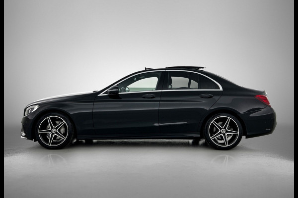 Mercedes-Benz C-Klasse 180 AMG Sport Edition (NL-auto, Panorama, Carplay, StoelV, Navigatie, Cruise Control, Etc)