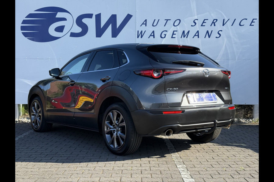 Mazda CX-30 2.0 e-SkyActiv-X M Hybrid Luxury | Schuifdak | Trekhaak | Leder | ACC | Camera | HUD | 18 inch