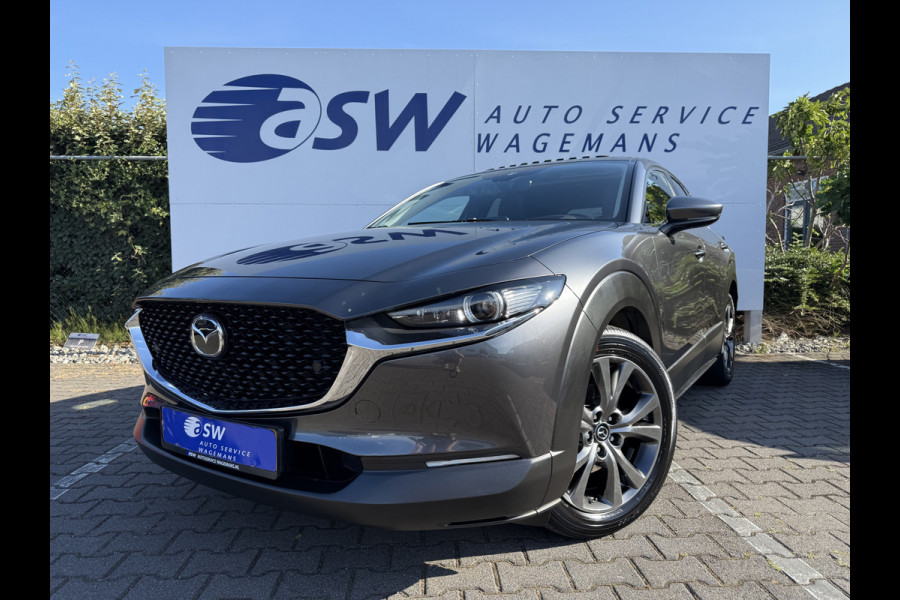 Mazda CX-30 2.0 e-SkyActiv-X M Hybrid Luxury | Schuifdak | Trekhaak | Leder | ACC | Camera | HUD | 18 inch