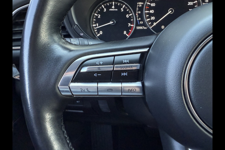 Mazda CX-30 2.0 e-SkyActiv-X M Hybrid Luxury | Schuifdak | Trekhaak | Leder | ACC | Camera | HUD | 18 inch