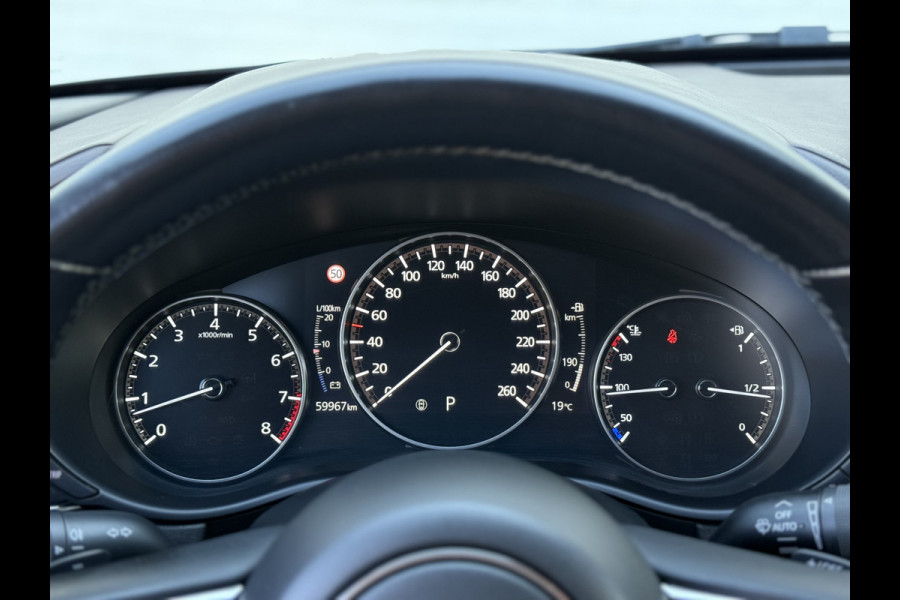 Mazda CX-30 2.0 e-SkyActiv-X M Hybrid Luxury | Schuifdak | Trekhaak | Leder | ACC | Camera | HUD | 18 inch