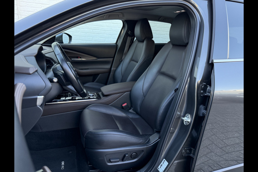 Mazda CX-30 2.0 e-SkyActiv-X M Hybrid Luxury | Schuifdak | Trekhaak | Leder | ACC | Camera | HUD | 18 inch
