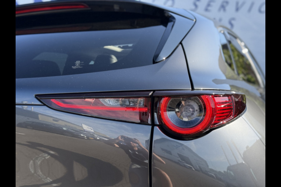 Mazda CX-30 2.0 e-SkyActiv-X M Hybrid Luxury | Schuifdak | Trekhaak | Leder | ACC | Camera | HUD | 18 inch