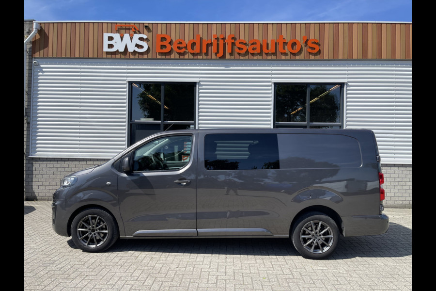 Peugeot Expert 231 L3H1 2.0 BlueHDI 150pk DC 5 persoons Premium / vaste prijs rijklaar € 13.950 ex btw / airco / cruise control / navigatie / grijs metallic / achteruit rijcamera !
