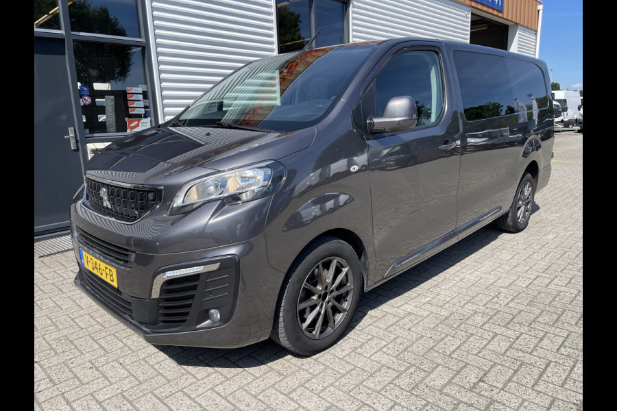Peugeot Expert 231 L3H1 2.0 BlueHDI 150pk DC 5 persoons Premium / vaste prijs rijklaar € 13.950 ex btw / airco / cruise control / navigatie / grijs metallic / achteruit rijcamera !