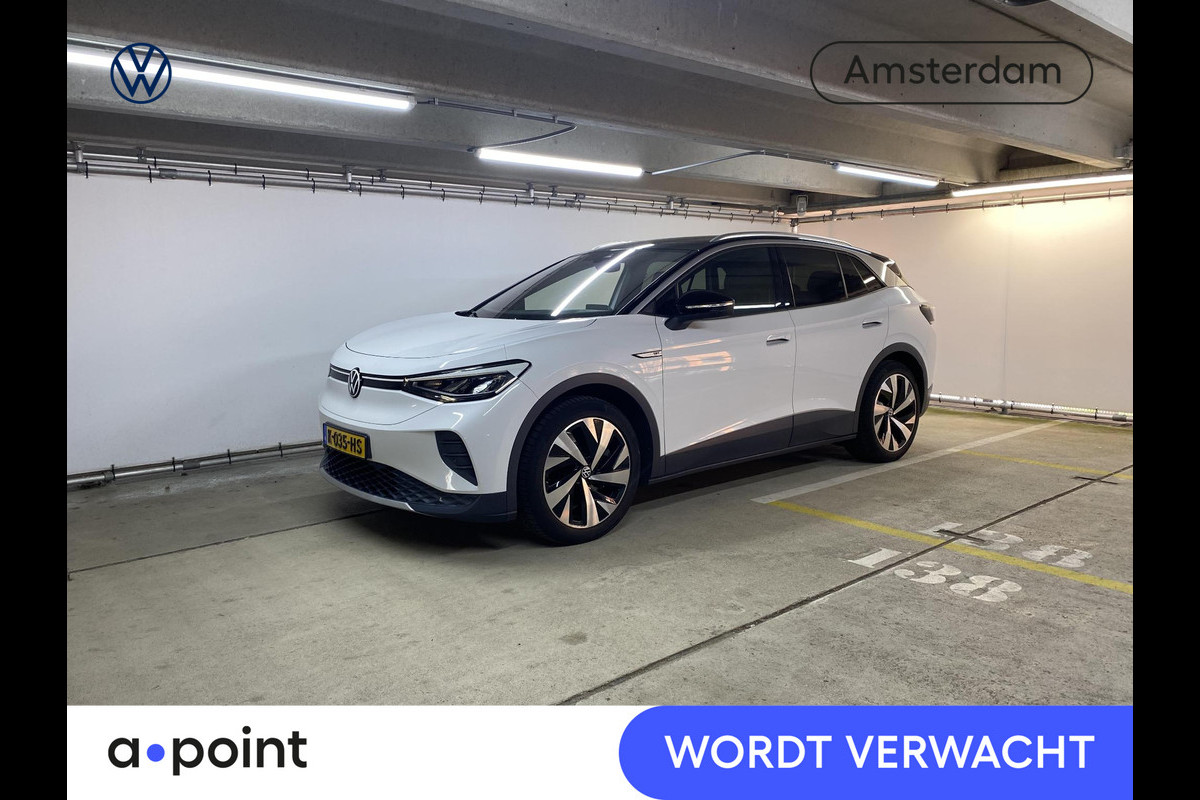 Volkswagen ID.4 First 77 kWh 204 pk | Navigatie | Elektr. trekhaak | Warmtepomp | Parkeersensoren | Achteruitrijcamera | Adaptieve cruise control |