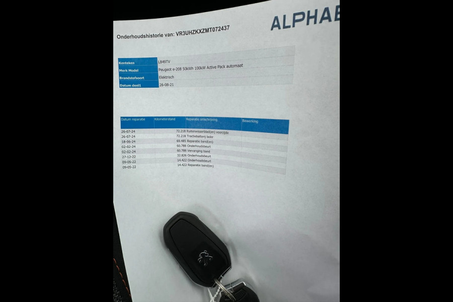 Peugeot e-208 EV Active Pack 50 kWh 1STE EIG | NAVI | KEYLESS | BTW