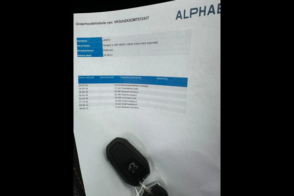 Peugeot e-208 EV Active Pack 50 kWh 1STE EIG | NAVI | KEYLESS | BTW