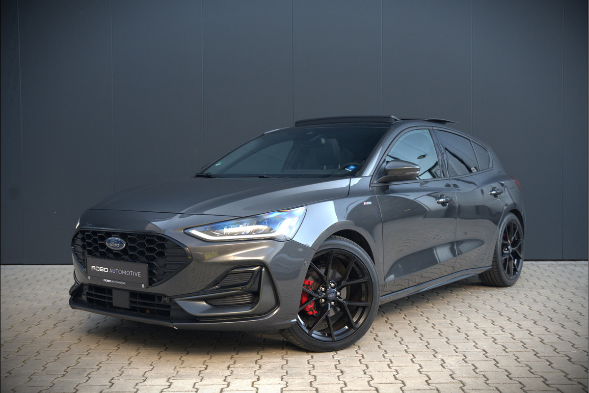 Ford Focus 1.0 EcoBoost Hybrid ST Line X | Bang & Olufsen | Panoramadak | Stuurverwarming | Stoelverwarming | Dodehoekdetectie | Adaptive Cruise Control | Camera | Elektrische Stoel | Keyless | LED | B&O | Leer | Automaat | BTW | Fa Ford Focus 1.0 EcoBoost Hybrid ST Line X | Bang & Olufsen | Panoramadak | Stuurverwarming | Stoelverwarming | Dodehoekdetectie | Adaptive Cruise Control | Camera | Elektrische Stoel | Keyless | LED | B&O | Leer | Automaat | BTW | Fa