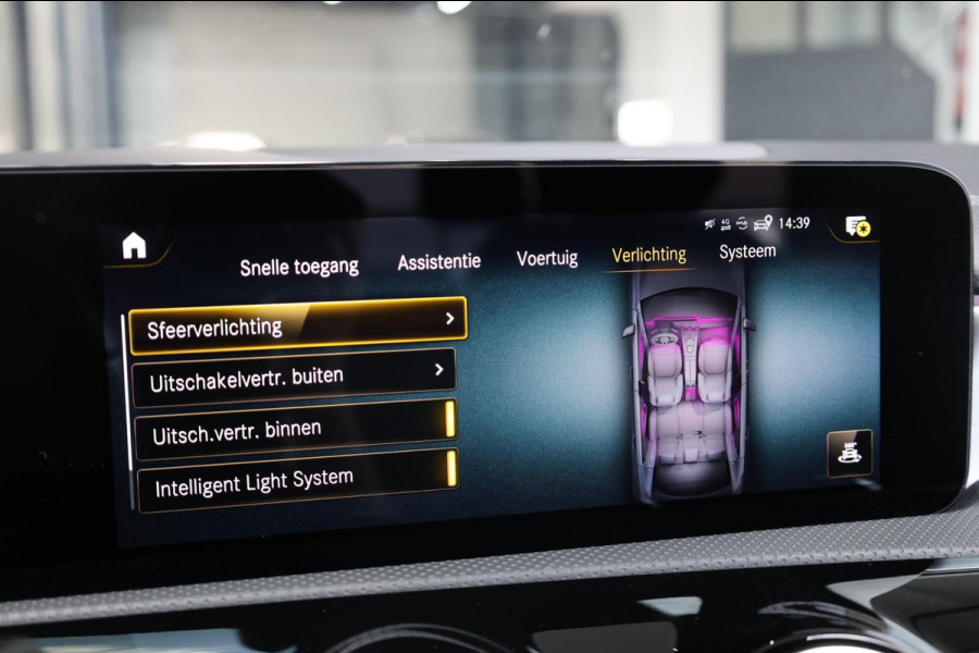 Mercedes-Benz A-Klasse 250 e AMG Line LED/SFEER/PANORAMADAK/LEER+S.VERWARMING+MEMORY/19"LMV/360 CAM/LINE/ACC/ECC/12 MDN GARANTIE!