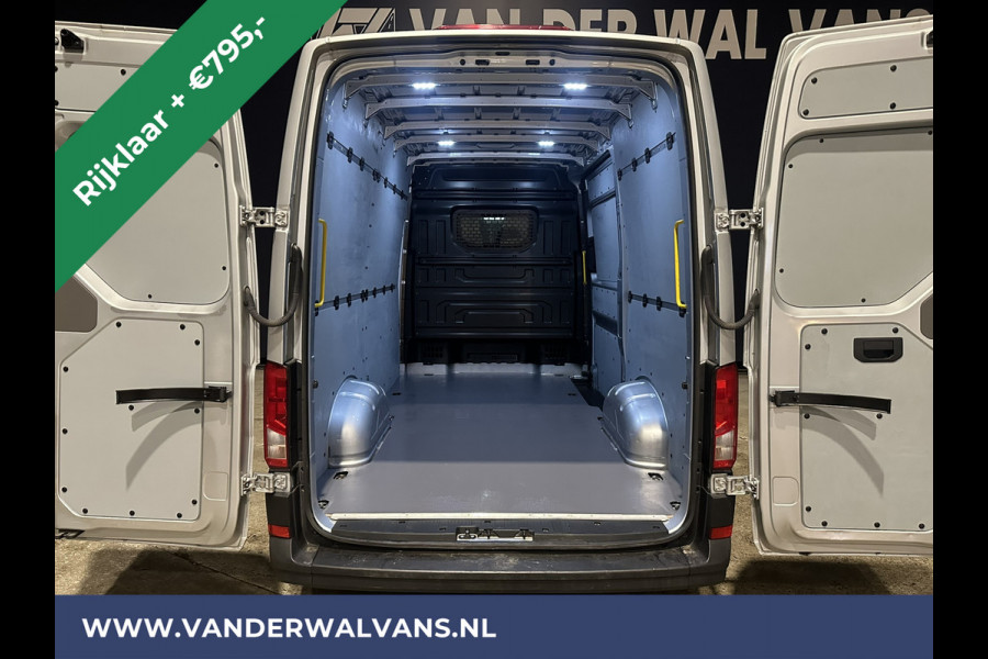 Volkswagen Crafter 2.0 TDI 140pk L3H3 L2H2 Euro6 RIJKLAAR Airco | Navigatie | Apple Carplay | Android Auto | Cruisecontrol Bijrijdersbank, 3000kg trekvermogen, zilver
