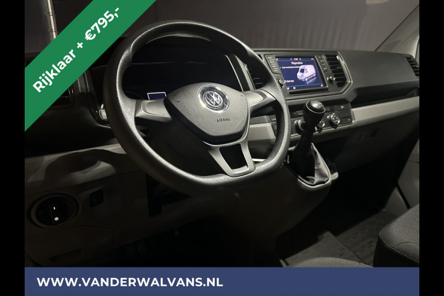 Volkswagen Crafter 2.0 TDI 140pk L3H3 L2H2 Euro6 RIJKLAAR Airco | Navigatie | Apple Carplay | Android Auto | Cruisecontrol Bijrijdersbank, 3000kg trekvermogen, zilver