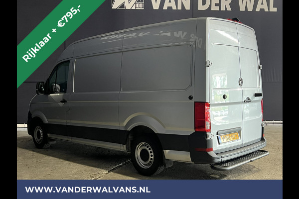 Volkswagen Crafter 2.0 TDI 140 pk L3H3 L2H2 Euro6 *Rijklaar Direct Rijden* Airco | Camera | Apple Carplay | Cruisecontrol Parkeersensoren, Android Auto, Chauffeursstoel, Bijrijdersbank, 3000kg trekvermogen, zilver