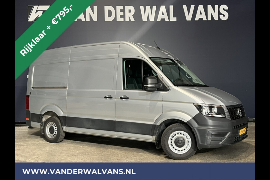 Volkswagen Crafter 2.0 TDI 140 pk L3H3 L2H2 Euro6 *Rijklaar Direct Rijden* Airco | Camera | Apple Carplay | Cruisecontrol Parkeersensoren, Android Auto, Chauffeursstoel, Bijrijdersbank, 3000kg trekvermogen, zilver