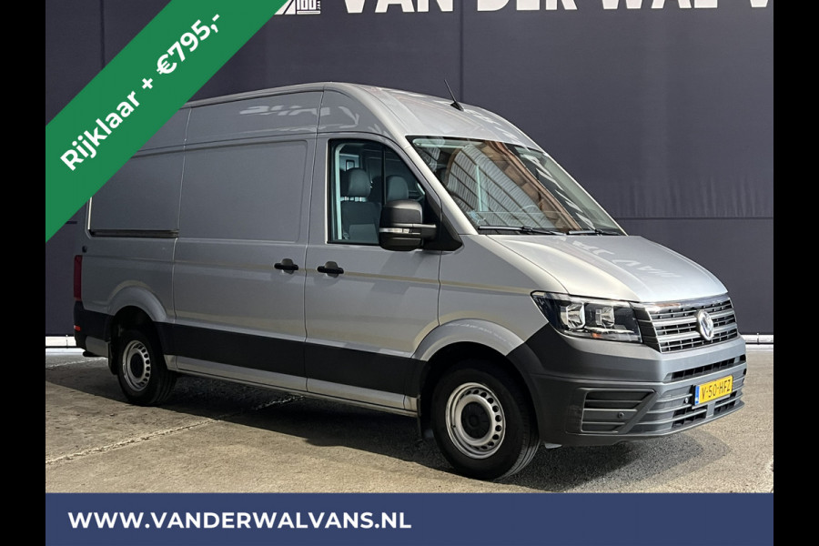 Volkswagen Crafter 2.0 TDI 140 pk L3H3 L2H2 Euro6 *Rijklaar Direct Rijden* Airco | Camera | Apple Carplay | Cruisecontrol Parkeersensoren, Android Auto, Chauffeursstoel, Bijrijdersbank, 3000kg trekvermogen, zilver