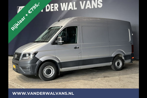 Volkswagen Crafter 2.0 TDI 140 pk L3H3 L2H2 Euro6 *Rijklaar Direct Rijden* Airco | Camera | Apple Carplay | Cruisecontrol Parkeersensoren, Android Auto, Chauffeursstoel, Bijrijdersbank, 3000kg trekvermogen, zilver