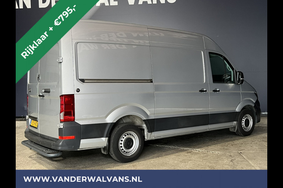 Volkswagen Crafter 2.0 TDI 140 pk L3H3 L2H2 Euro6 *Rijklaar Direct Rijden* Airco | Camera | Apple Carplay | Cruisecontrol Parkeersensoren, Android Auto, Chauffeursstoel, Bijrijdersbank, 3000kg trekvermogen, zilver
