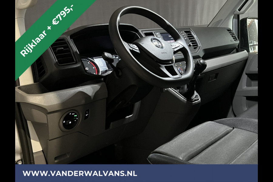 Volkswagen Crafter 2.0 TDI 140 pk L3H3 L2H2 Euro6 *Rijklaar Direct Rijden* Airco | Camera | Apple Carplay | Cruisecontrol Parkeersensoren, Android Auto, Chauffeursstoel, Bijrijdersbank, 3000kg trekvermogen, zilver