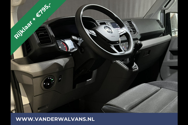 Volkswagen Crafter 2.0 TDI 140 pk L3H3 L2H2 Euro6 *Rijklaar Direct Rijden* Airco | Camera | Apple Carplay | Cruisecontrol Parkeersensoren, Android Auto, Chauffeursstoel, Bijrijdersbank, 3000kg trekvermogen, zilver