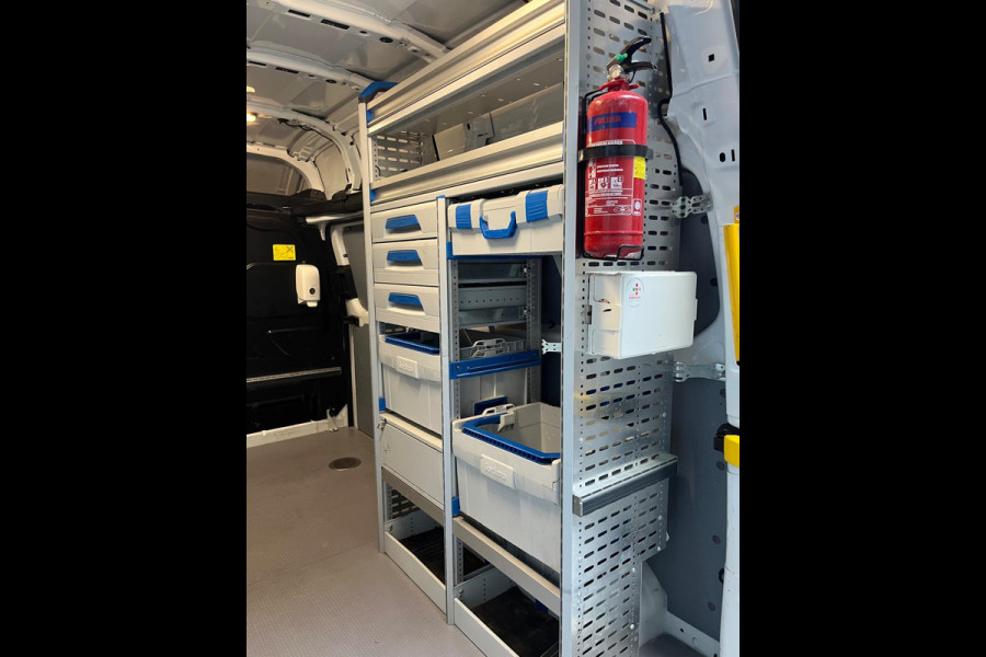 Ford Transit Custom SERVICEWAGEN LANG/ HOOG 320 2.0 TDCI EURO6 L2H2 3ZITS, TREND, SORTIMO INRICHTING ,V230 OMVORMER, RIJKLAARPRIJS