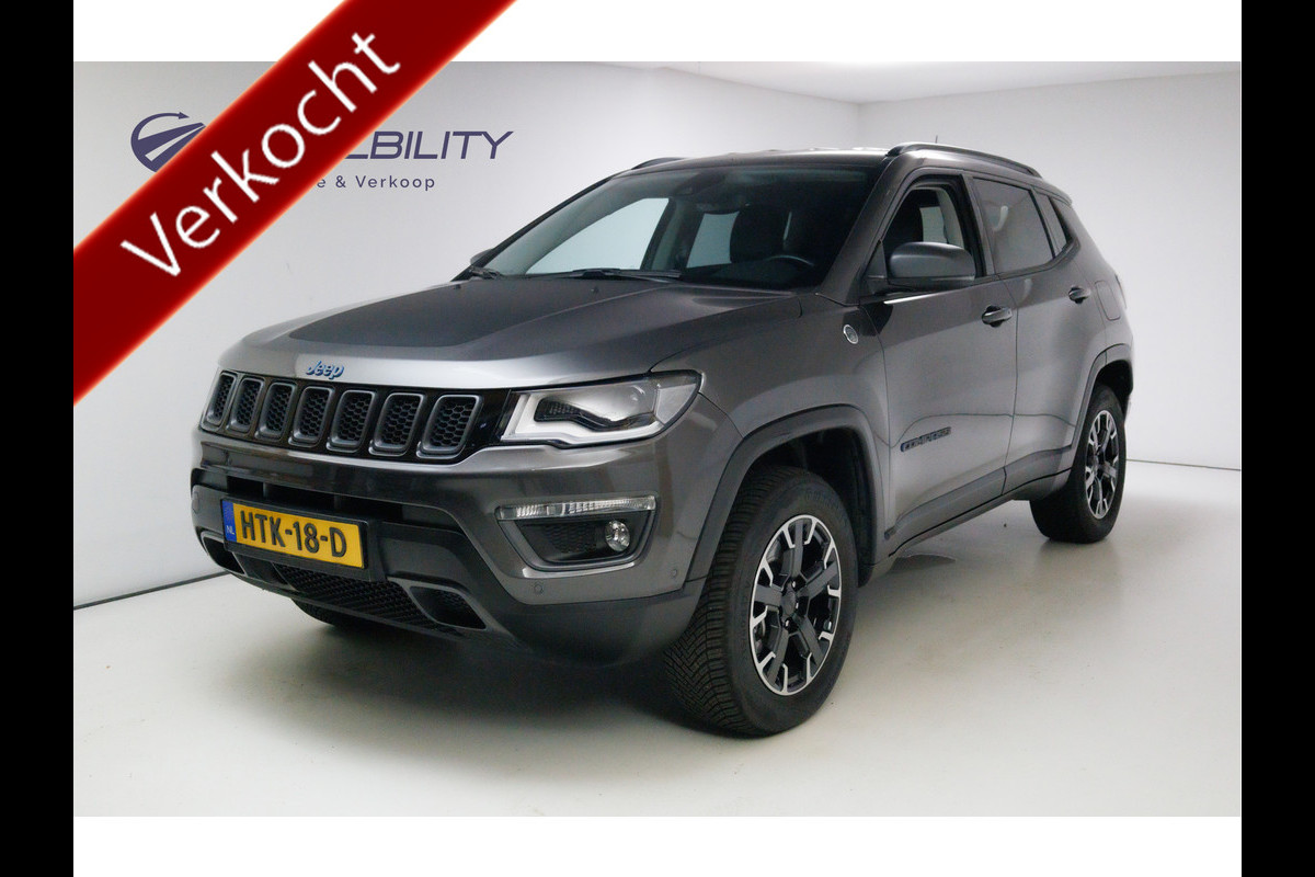 Jeep Compass 4xe 240 240 PK Plug-in Hybrid Electric Trailhawk | Alpine sound | Memory stoel | Stoel- en stuurverwarming, trekhaak afn. Jeep Compass 4xe 240 240 PK Plug-in Hybrid Electric Trailhawk | Alpine sound | Memory stoel | Stoel- en stuurverwarming, trekhaak afn.
