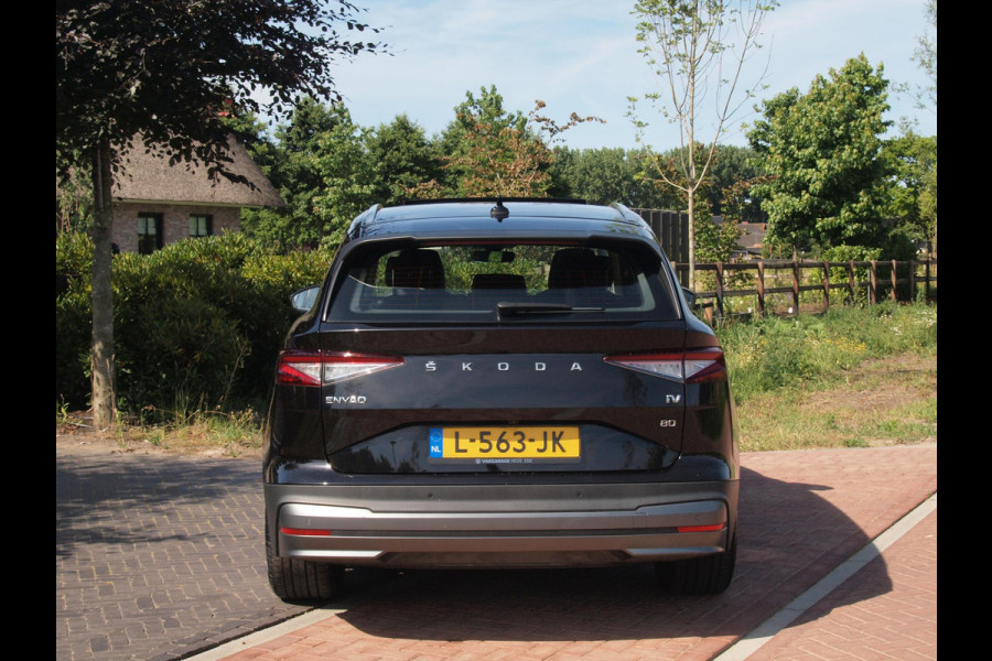 Škoda ENYAQ iV 80 | Panoramadak | Camera | Apple Carplay | Cruise Control | Leer |