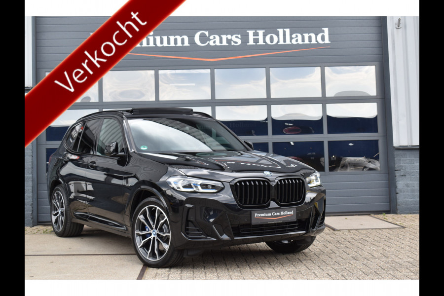 BMW X3 xDrive30e M-Sport 292 Pk Pano Trekhaak Shadow Line Navi Camera Laser 20 Inch