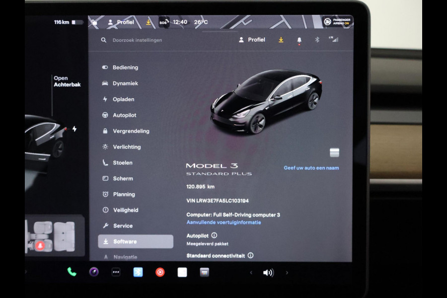 Tesla Model 3 Standard RWD Plus 60 kWh .ACCU 78%.