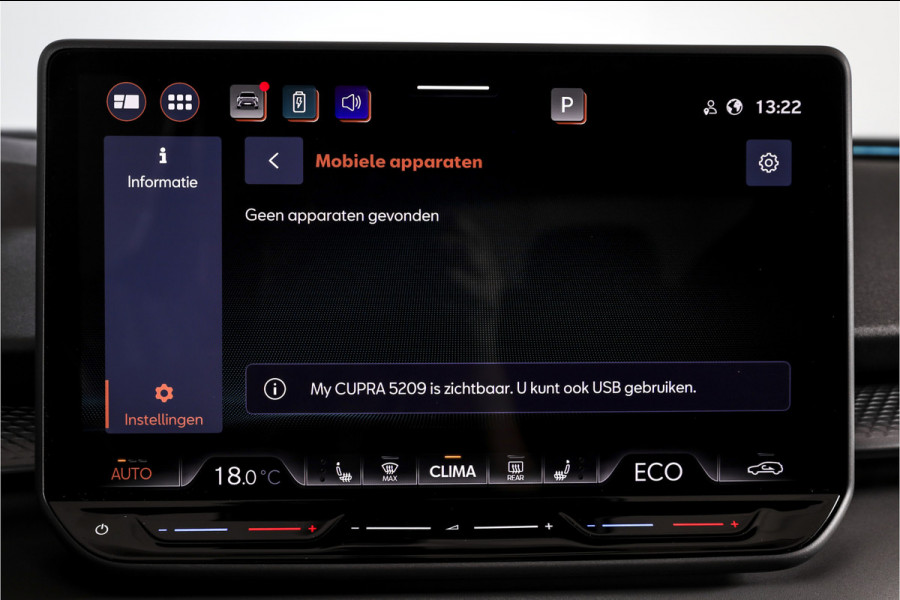 CUPRA Terramar 1.5 TSI e-Hybrid 272 PK VZ Performance | S/K-Panodak | Sennheiser Audio | Adapt. Cruise | Memory Stoel | Stoel-+Stuurverw. | PDC | 360 Camera | NAV + App. Connect | ECC | Elek. Klep | LM 19" | Dark Void lak | 5209