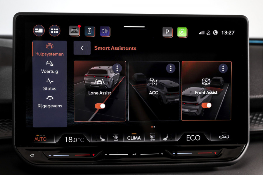 CUPRA Terramar 1.5 TSI e-Hybrid 272 PK VZ Performance | S/K-Panodak | Sennheiser Audio | Adapt. Cruise | Memory Stoel | Stoel-+Stuurverw. | PDC | 360 Camera | NAV + App. Connect | ECC | Elek. Klep | LM 19" | Dark Void lak | 5209