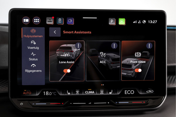 CUPRA Terramar 1.5 TSI e-Hybrid 272 PK VZ Performance | S/K-Panodak | Sennheiser Audio | Adapt. Cruise | Memory Stoel | Stoel-+Stuurverw. | PDC | 360 Camera | NAV + App. Connect | ECC | Elek. Klep | LM 19" | Dark Void lak | 5209