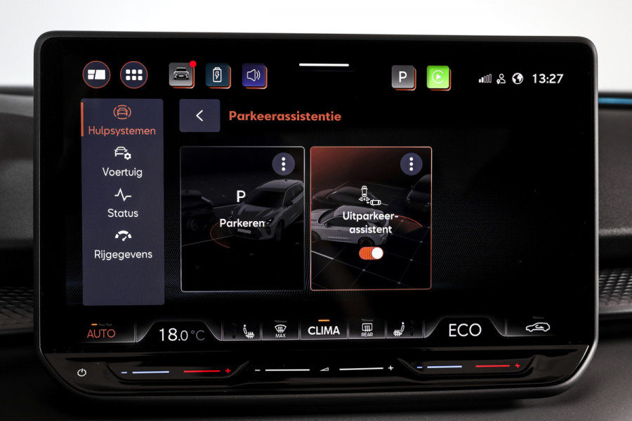 CUPRA Terramar 1.5 TSI e-Hybrid 272 PK VZ Performance | S/K-Panodak | Sennheiser Audio | Adapt. Cruise | Memory Stoel | Stoel-+Stuurverw. | PDC | 360 Camera | NAV + App. Connect | ECC | Elek. Klep | LM 19" | Dark Void lak | 5209