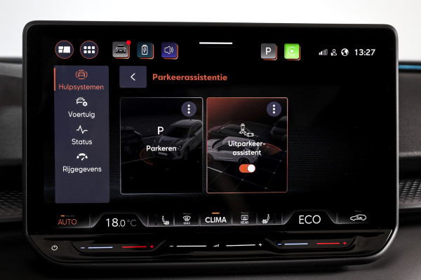 CUPRA Terramar 1.5 TSI e-Hybrid 272 PK VZ Performance | S/K-Panodak | Sennheiser Audio | Adapt. Cruise | Memory Stoel | Stoel-+Stuurverw. | PDC | 360 Camera | NAV + App. Connect | ECC | Elek. Klep | LM 19" | Dark Void lak | 5209