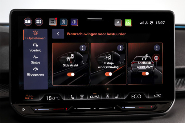 CUPRA Terramar 1.5 TSI e-Hybrid 272 PK VZ Performance | S/K-Panodak | Sennheiser Audio | Adapt. Cruise | Memory Stoel | Stoel-+Stuurverw. | PDC | 360 Camera | NAV + App. Connect | ECC | Elek. Klep | LM 19" | Dark Void lak | 5209