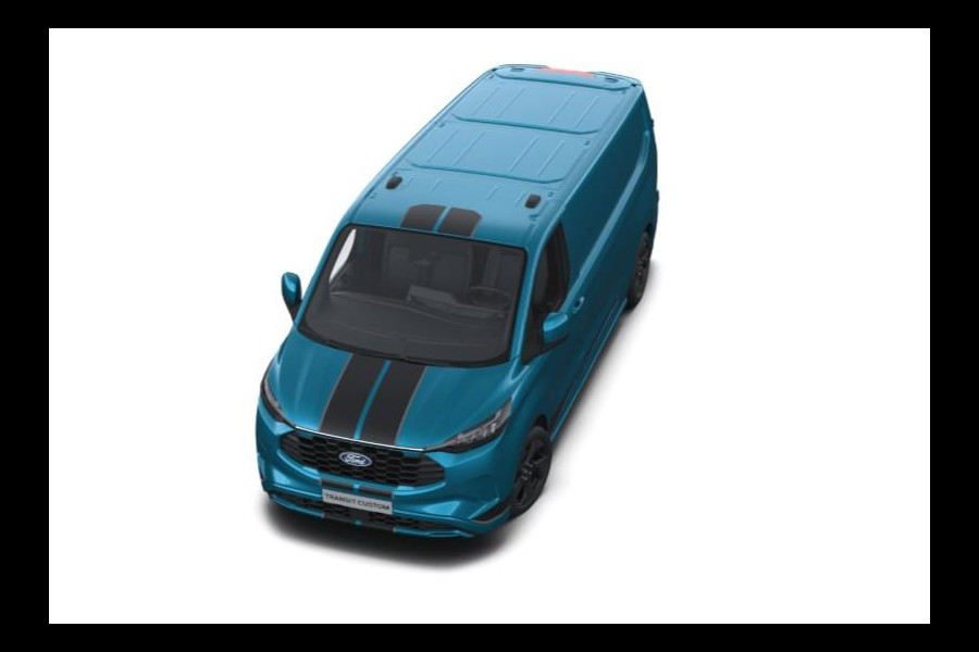 Ford Transit Custom 320 2.5 PHEV L2H1 Sport 233pk | Inklapbare trekhaak | 19 inch lichtmetalen Sport velgen (mat zwart) | Verwarmbaar stuurwiel  | Navigatie systeem | B&O speakers