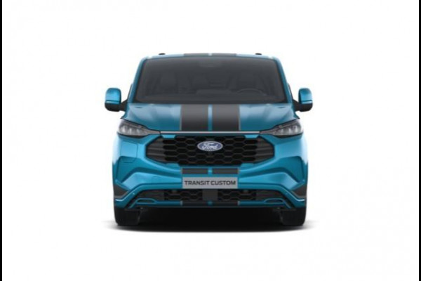 Ford Transit Custom 320 2.5 PHEV L2H1 Sport 233pk | Inklapbare trekhaak | 19 inch lichtmetalen Sport velgen (mat zwart) | Verwarmbaar stuurwiel  | Navigatie systeem | B&O speakers