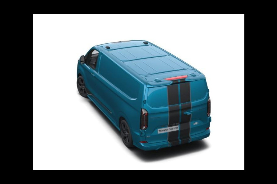 Ford Transit Custom 320 2.5 PHEV L2H1 Sport 233pk | Inklapbare trekhaak | 19 inch lichtmetalen Sport velgen (mat zwart) | Verwarmbaar stuurwiel  | Navigatie systeem | B&O speakers
