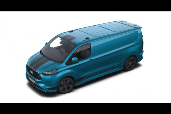 Ford Transit Custom 320 2.5 PHEV L2H1 Sport 233pk | Inklapbare trekhaak | 19 inch lichtmetalen Sport velgen (mat zwart) | Verwarmbaar stuurwiel  | Navigatie systeem | B&O speakers