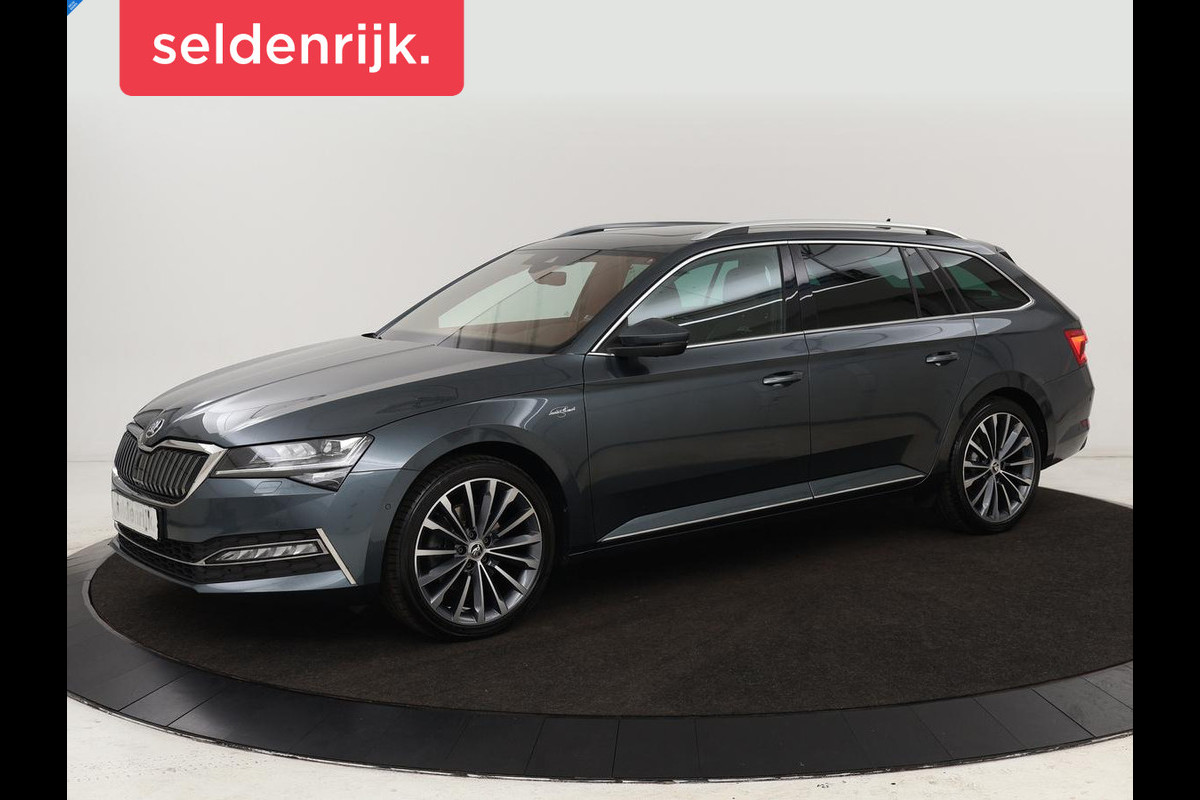 Škoda Superb Combi 1.4 TSI iV Laurin & Klement | Panoramadak | Leder | Trekhaak | Adaptive cruise | Stoelverwarming | Canton Sound | Škoda Superb Combi 1.4 TSI iV Laurin & Klement | Panoramadak | Leder | Trekhaak | Adaptive cruise | Stoelverwarming | Canton Sound |