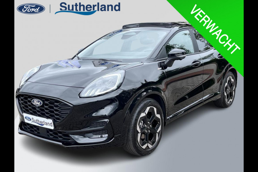 Ford Puma 1.0 EcoBoost Hybrid ST-Line X 155pk Automaat | Panoramadak | Afneembare trekhaak | Winter Pack | Adaptive cruise control | 360 graden camera | Bang&Olufsen | Elektrsiche achterklep | Matrix LED