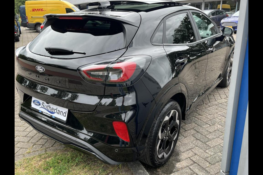 Ford Puma 1.0 EcoBoost Hybrid ST-Line X 155pk Automaat | Panoramadak | Afneembare trekhaak | Winter Pack | Adaptive cruise control | 360 graden camera | Bang&Olufsen | Elektrsiche achterklep | Matrix LED