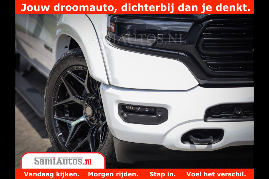 Dodge Ram 1500 Limited Night | 5.7 V8 Hemi Full Option | Comfortabele Dubbele Cabine met Royale 5 Zitplaatsen | De Meest Luxe en Volle Pick-Up in zijn Klasse | BPM vrij | Nu Leverbaar uit Voorraad | Voorraad Nr v45lpr