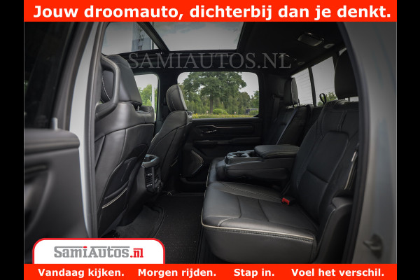 Dodge Ram 1500 Limited Night | 5.7 V8 Hemi Full Option | Comfortabele Dubbele Cabine met Royale 5 Zitplaatsen | De Meest Luxe en Volle Pick-Up in zijn Klasse | BPM vrij | Nu Leverbaar uit Voorraad | Voorraad Nr v45lpr
