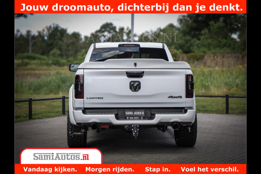 Dodge Ram 1500 Limited Night | 5.7 V8 Hemi Full Option | Comfortabele Dubbele Cabine met Royale 5 Zitplaatsen | De Meest Luxe en Volle Pick-Up in zijn Klasse | BPM vrij | Nu Leverbaar uit Voorraad | Voorraad Nr v45lpr