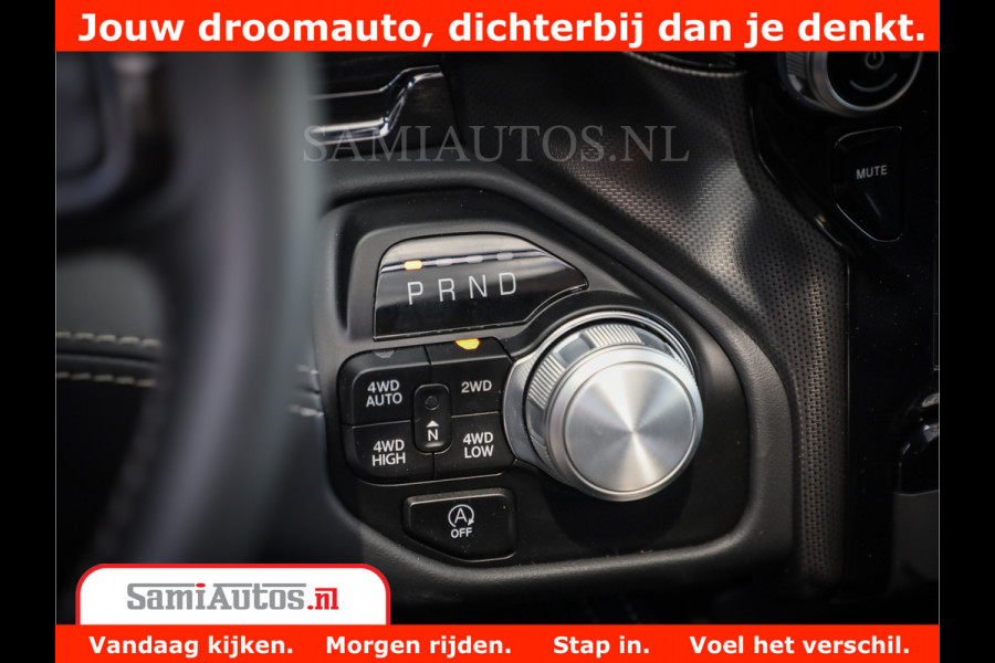 Dodge Ram 1500 Limited Night | 5.7 V8 Hemi Full Option | Comfortabele Dubbele Cabine met Royale 5 Zitplaatsen | De Meest Luxe en Volle Pick-Up in zijn Klasse | BPM vrij | Nu Leverbaar uit Voorraad | Voorraad Nr v45lpr